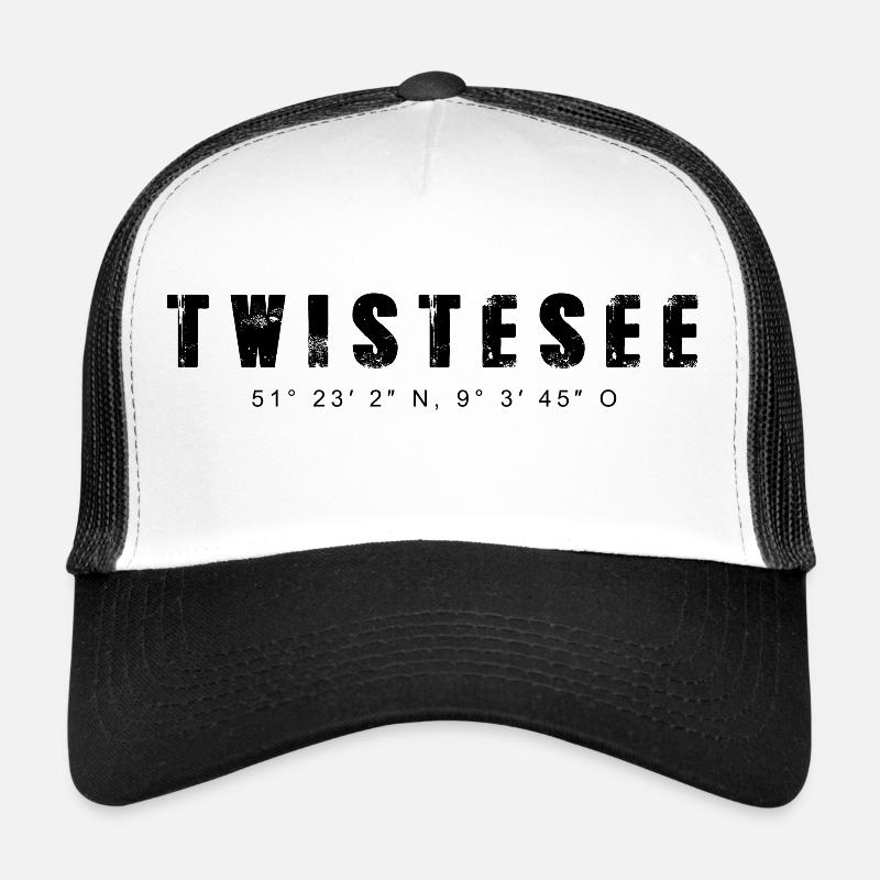 Twistesee - Trucker Cap - Weiß/Schwarz