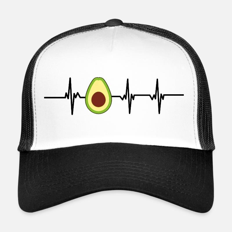Avocado-Herzschlag Trucker Cap