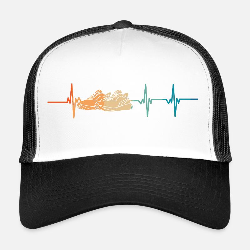 Heartbeat Athletic Shoes Trucker Cap