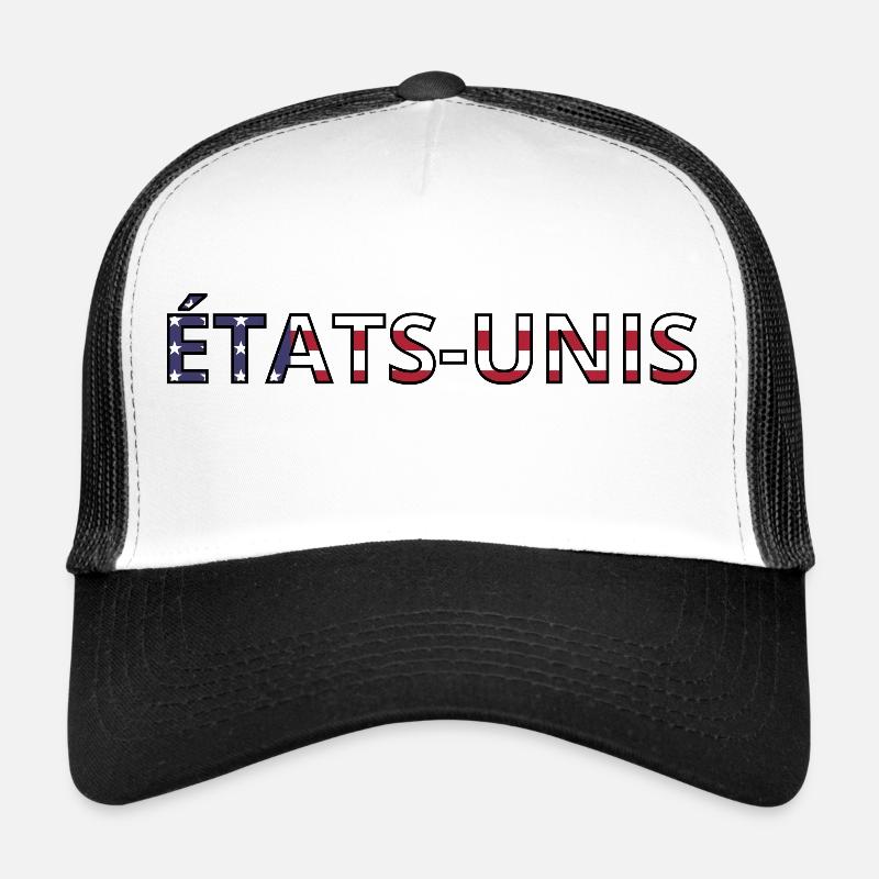 Drapeau États-Unis Casquette trucker 
