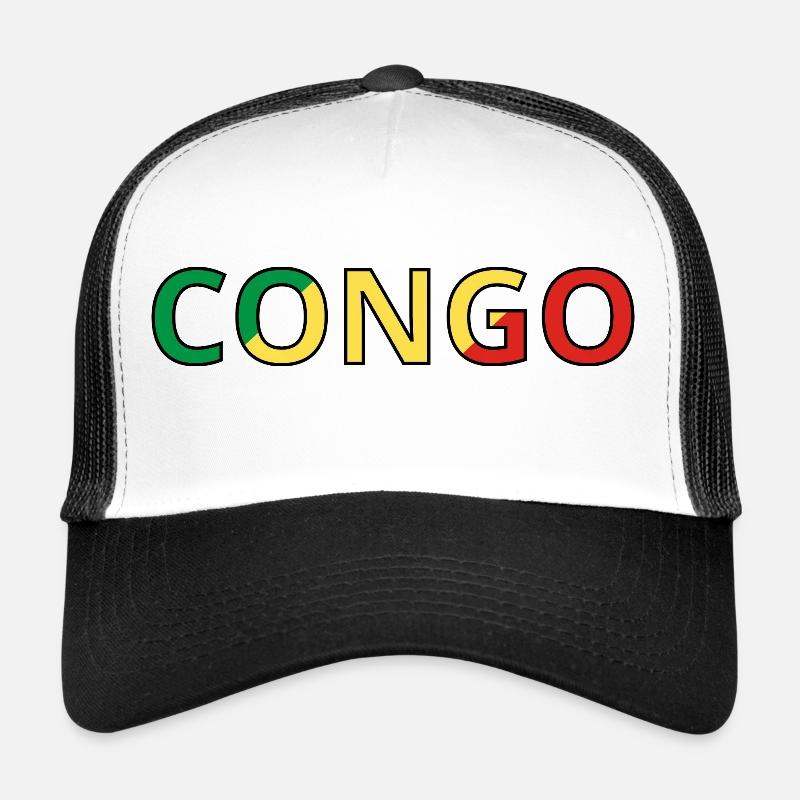 Drapeau Congo Casquette trucker 