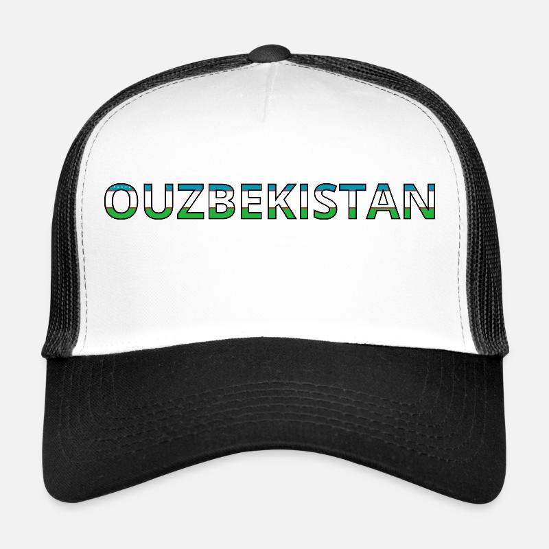 Drapeau Ouzbékistan Casquette trucker 