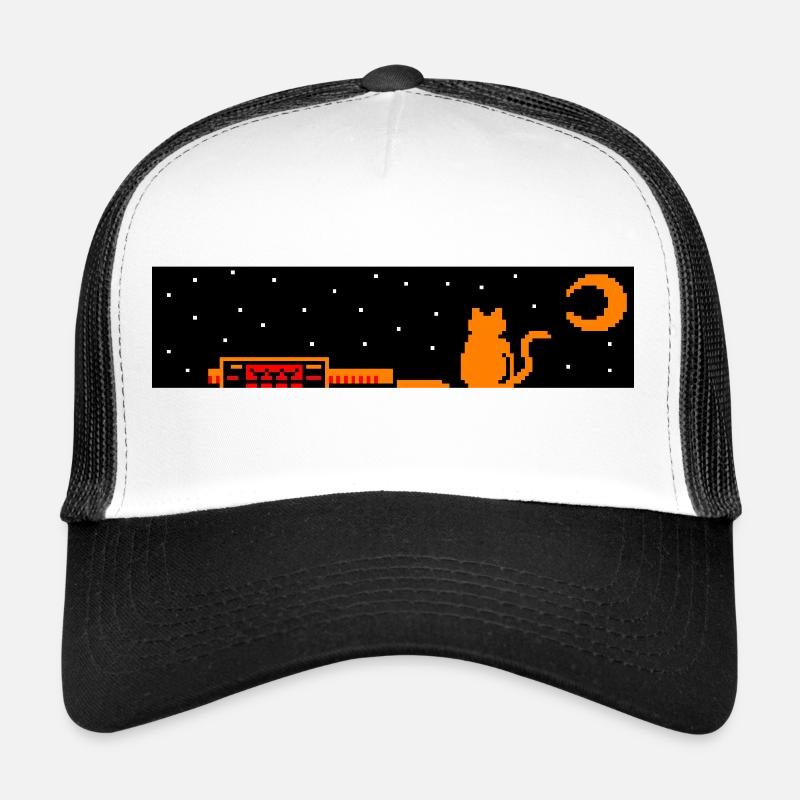 Japan trainstation cat Trucker Cap