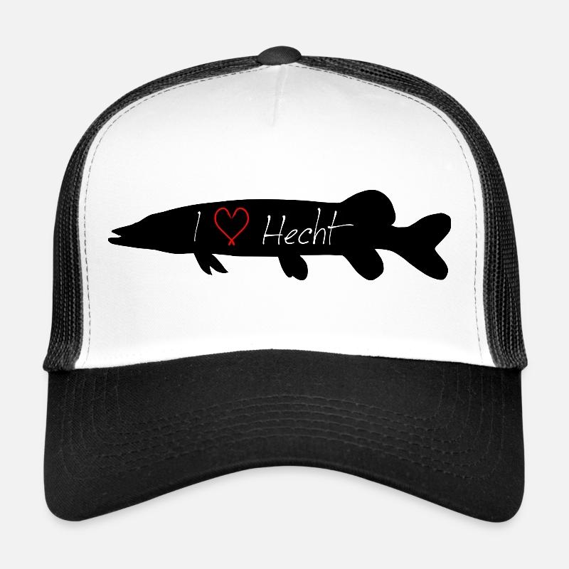 I Love Pike black Trucker Cap