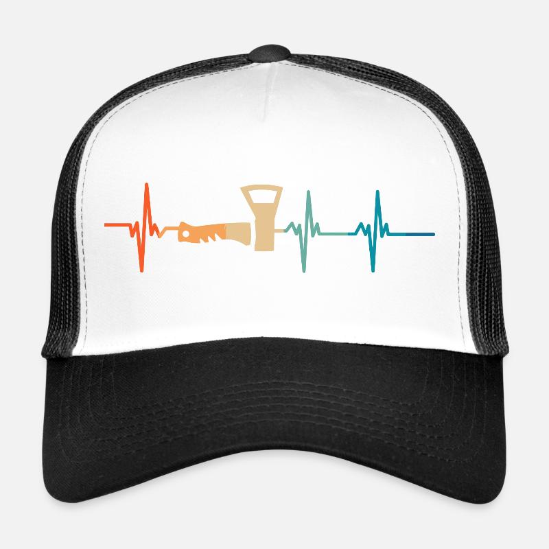 Axt-Herzschlag Trucker Cap