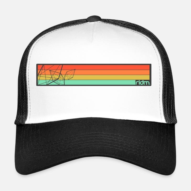 Rayures cristallisées RIDM Casquette trucker 