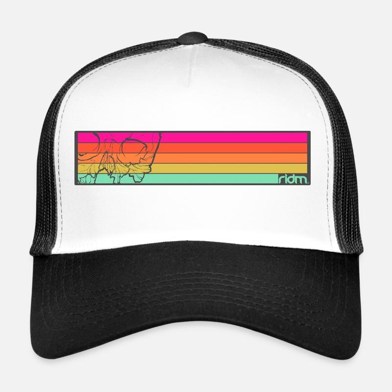 Rayures de crâne RIDM Casquette trucker 