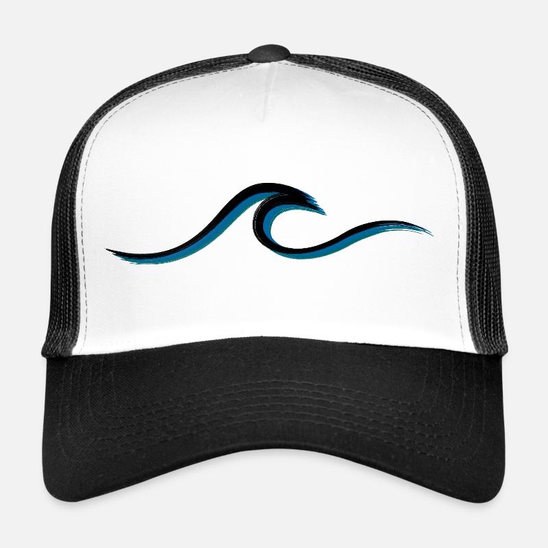 Vague vague Surf Eau Rat Surfer Casquette trucker 