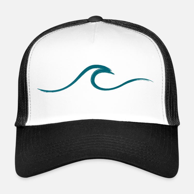 Vague vague Surf Eau Rat Surfer Casquette trucker 
