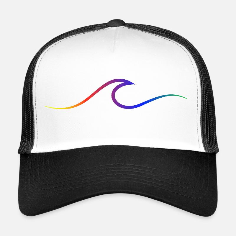Vague vague Surf Eau Rat Surfer Casquette trucker 