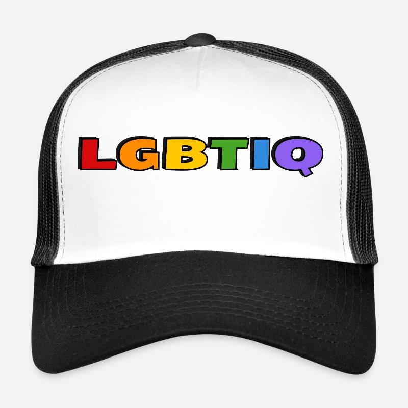 LGBTIQ rainbow colours Trucker Cap