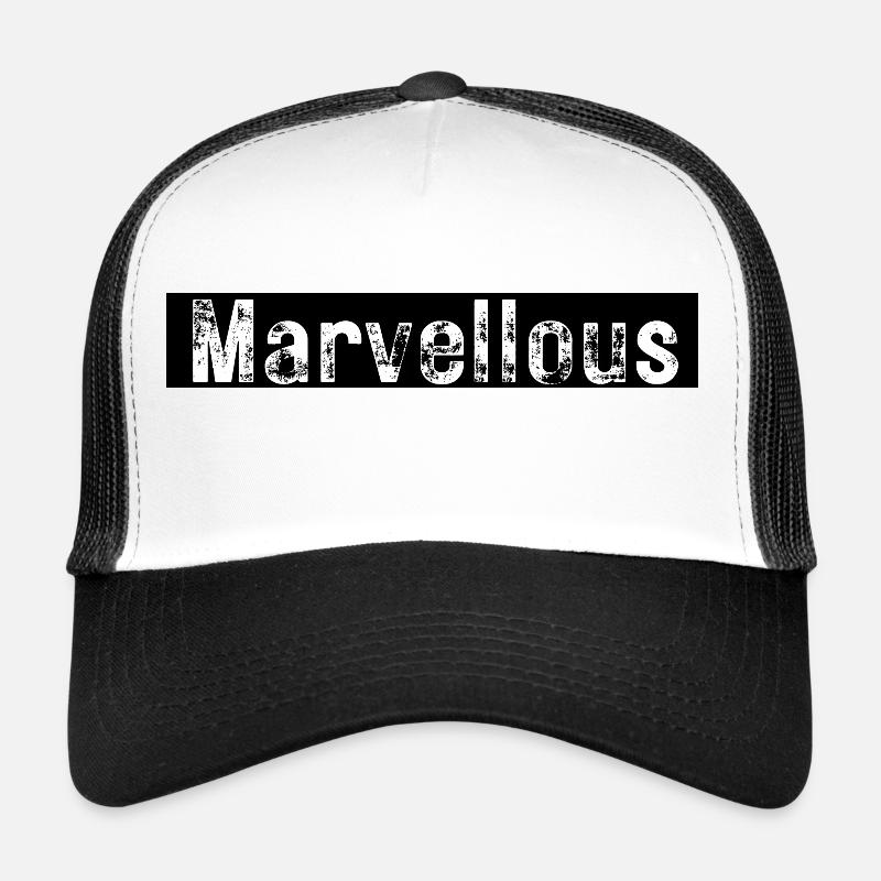 Merveilleux Casquette trucker 