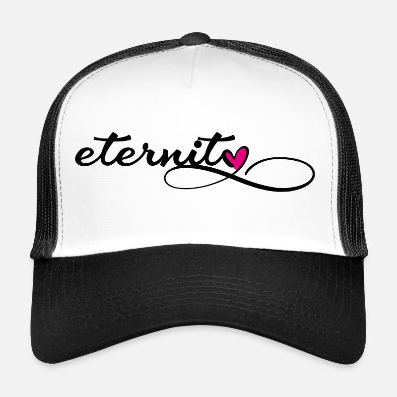 eternity love - Trucker Cap - Weiß/Schwarz