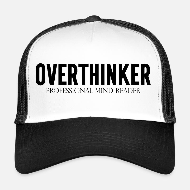DZ00015 Overthinker Lecteur d’ professionnel Casquette trucker 