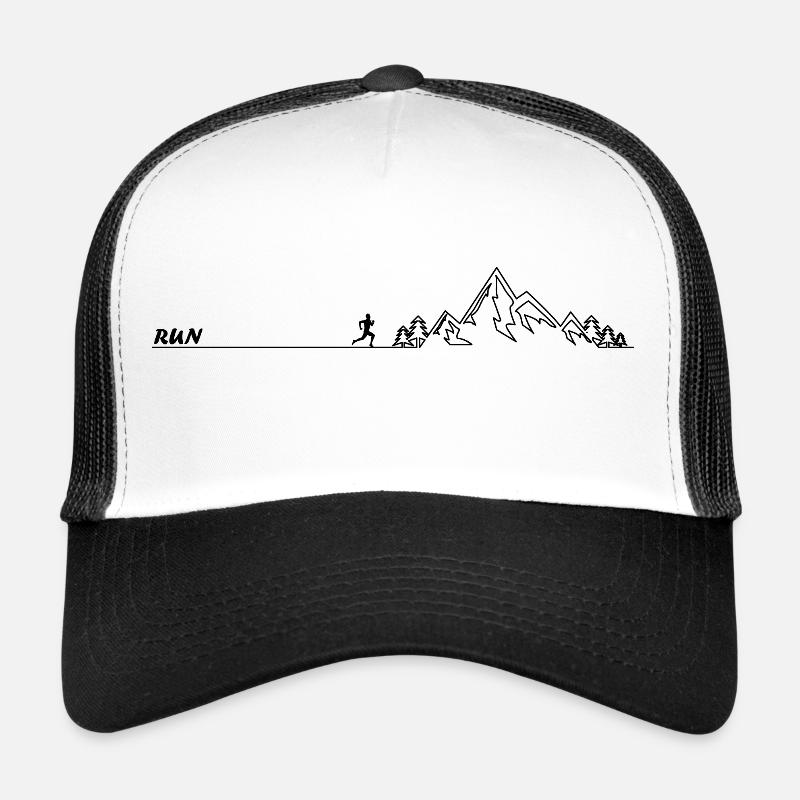 Trail Running Sport Trucker Cap