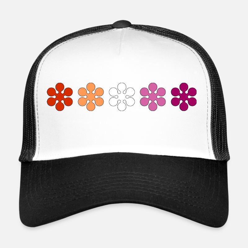 Subtle Lesbian Pride Trucker Cap