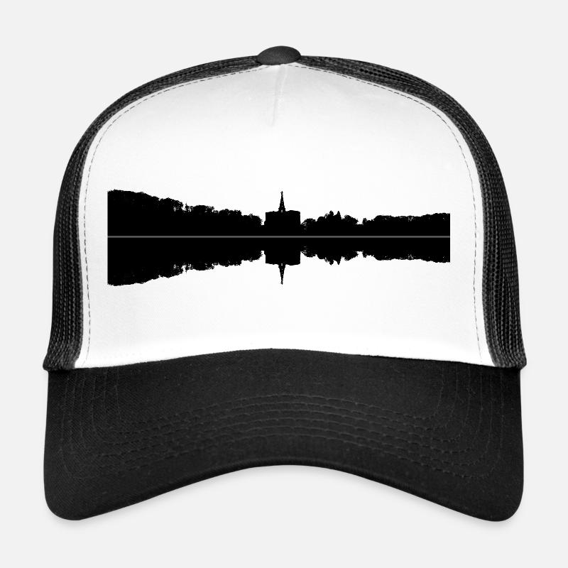 Kassel - Herkules - Trucker Cap - Weiß/Schwarz