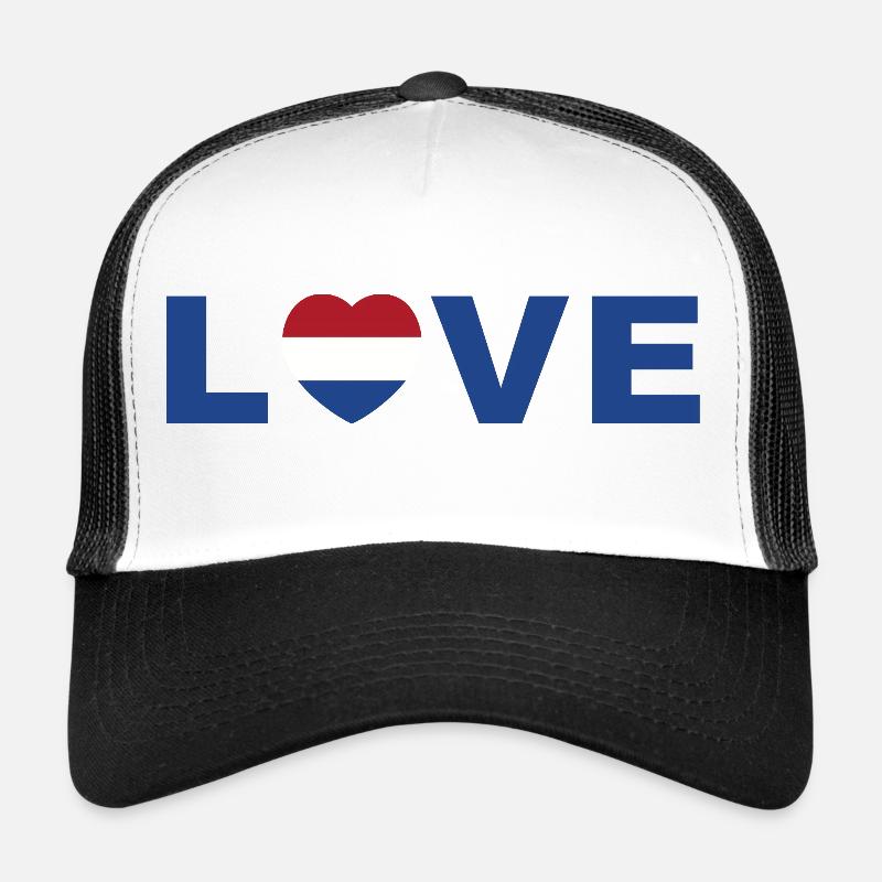 Amour Pays-Bas Cœur Casquette trucker 