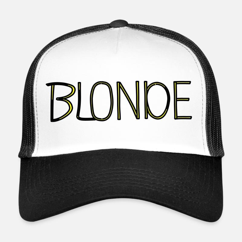 Blonde Casquette trucker 