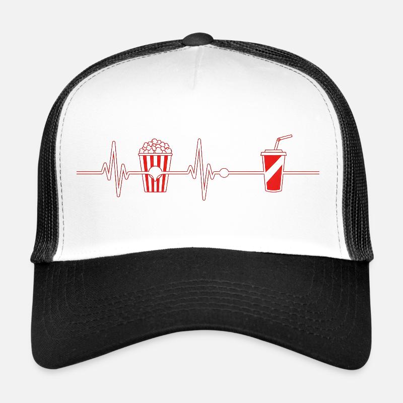 Popcorn Heartbeat Trucker Cap