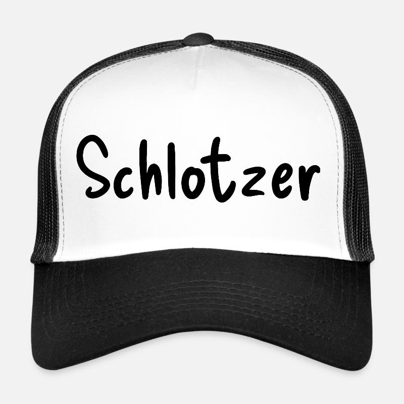 Schlötzer - Casquette trucker  - blanc/noir