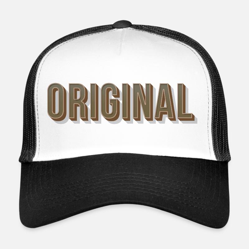 Police originale : Unique, confiant Einmali Casquette trucker 