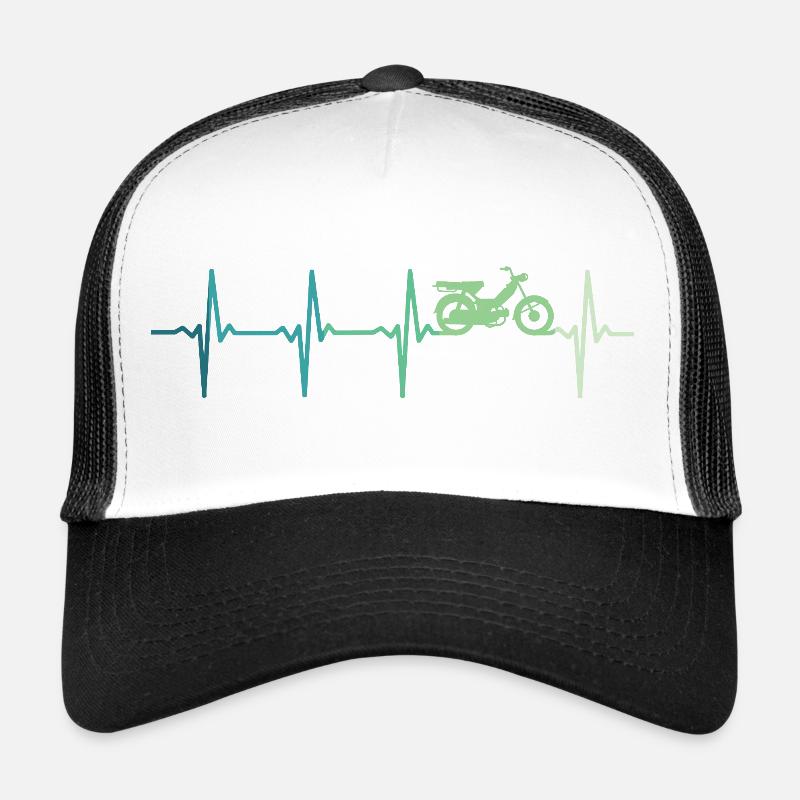 Mob-Moped-Herzschlag Moped-Moped Trucker Cap