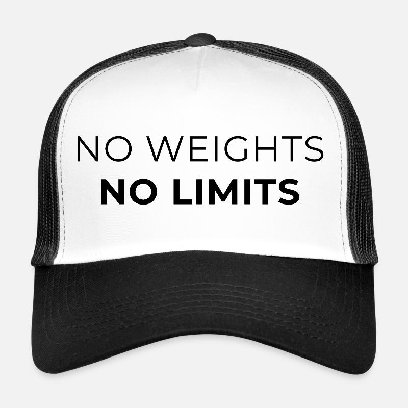Pas de poids - Pas de limites - Calisthénie Casquette trucker 