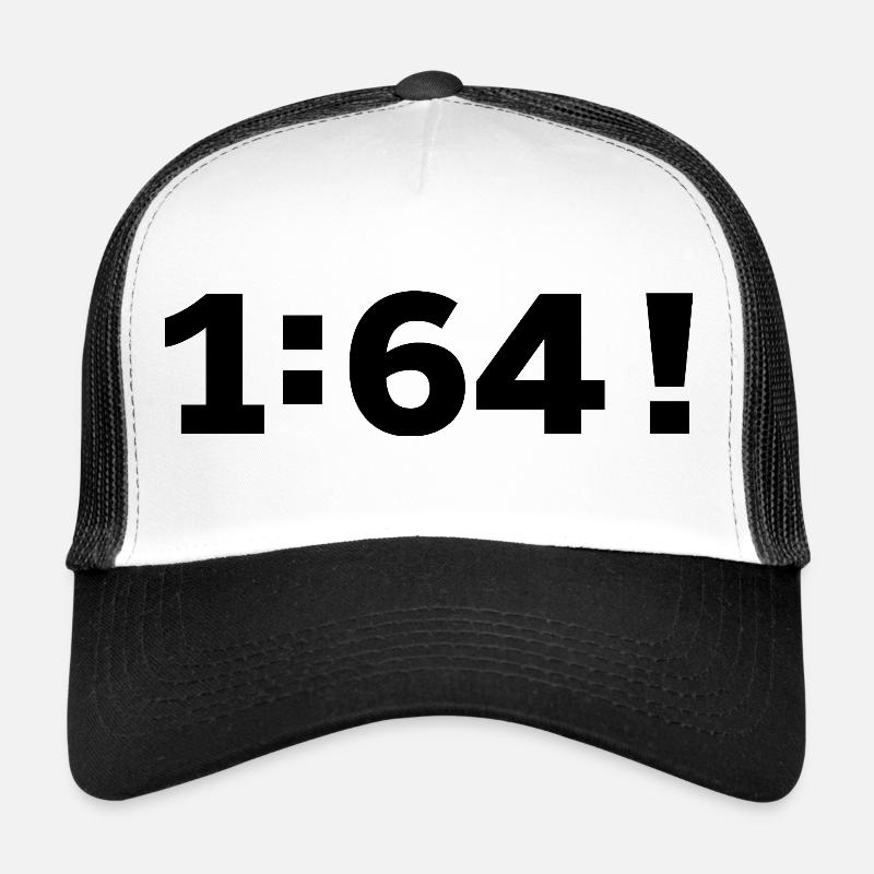 1 sur 64 Fabrication de modélisme pour passionnés de voitures Casquette trucker 