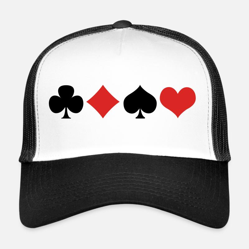 Cards 2 - Trucker Cap - white/black