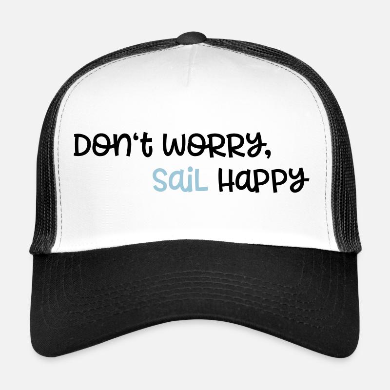 segeln - Trucker Cap - Weiß/Schwarz