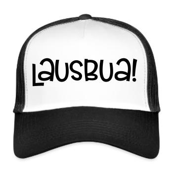 lustig - Trucker Cap - Weiß/Schwarz - Vorne