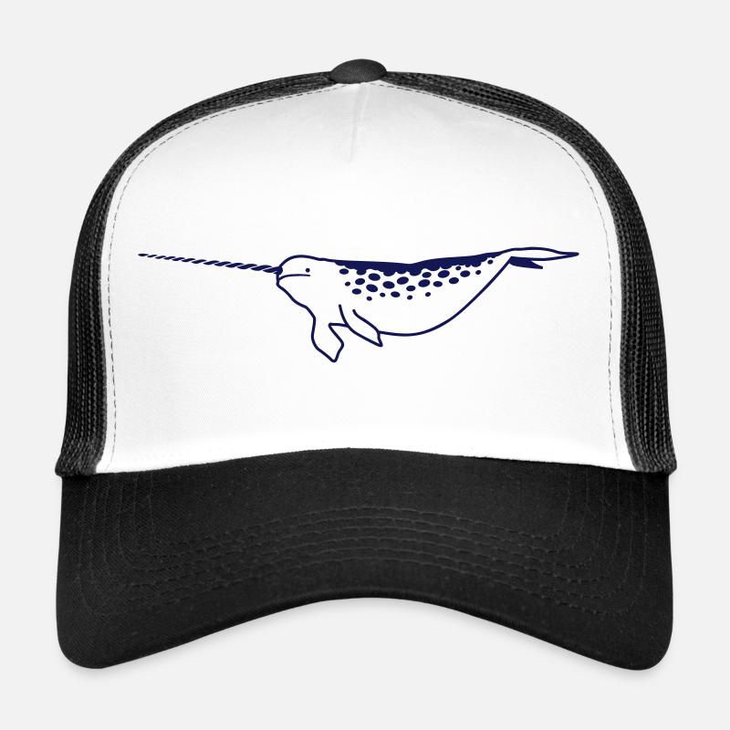 Conception de la licorne de mer narval Casquette trucker 