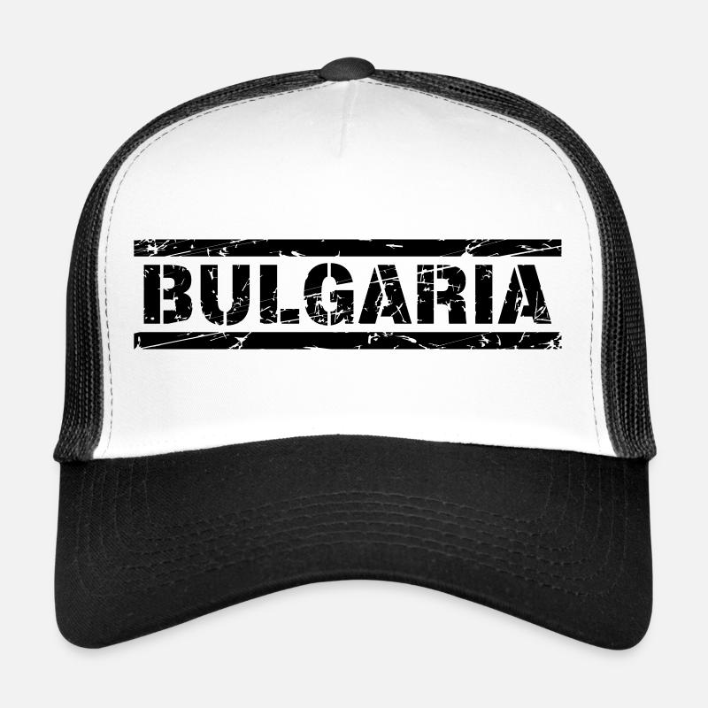 Bulgaria - Trucker Cap - Weiß/Schwarz