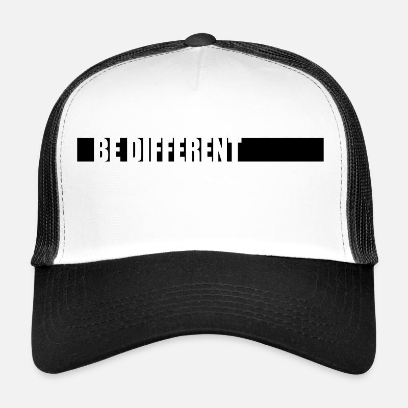 Soyez différent Logo Design Casquette trucker 