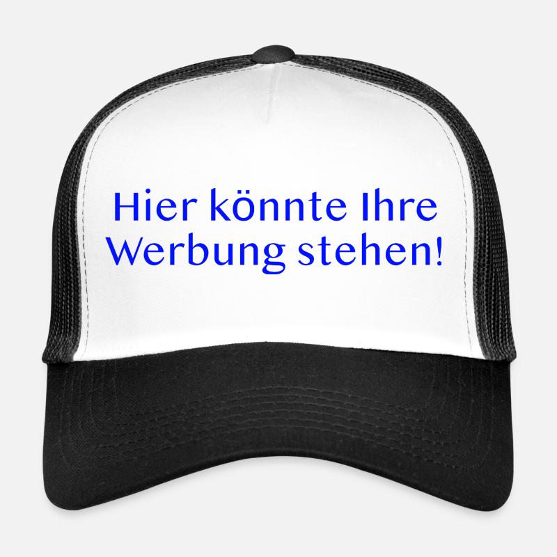 Hier könnte Ihre Werbung stehen. - Trucker Cap - Weiß/Schwarz