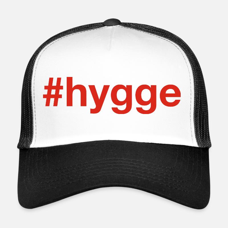 HYGGE Hashtag Dänemark Danemark Casquette trucker 