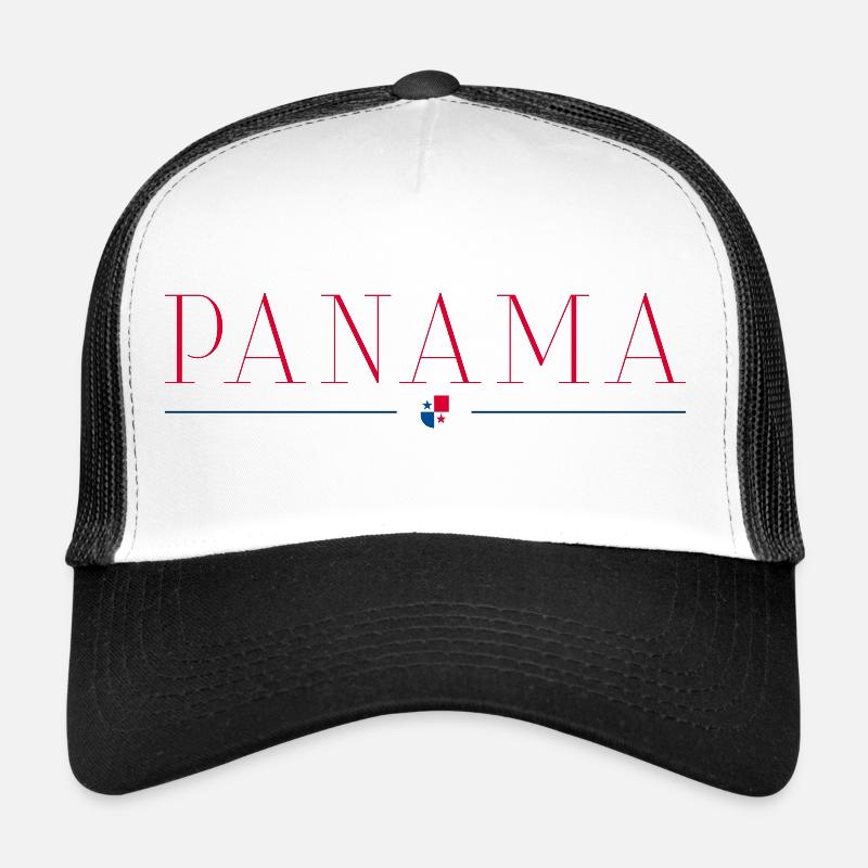 Ich liebe Panama - Trucker Cap - Weiß/Schwarz