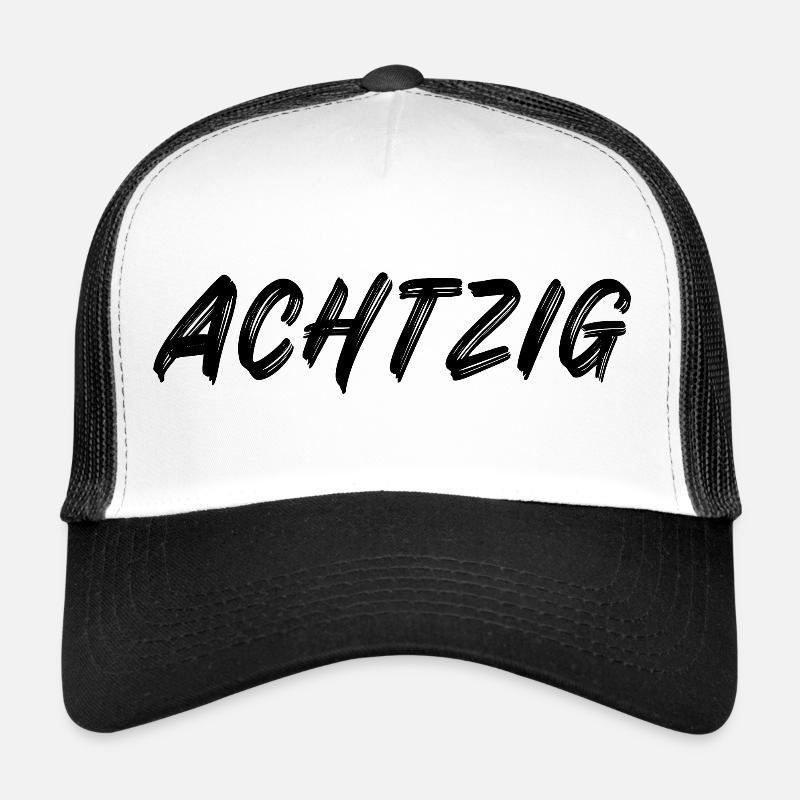 80 - Achtzig - 80. Geburtstag Trucker Cap