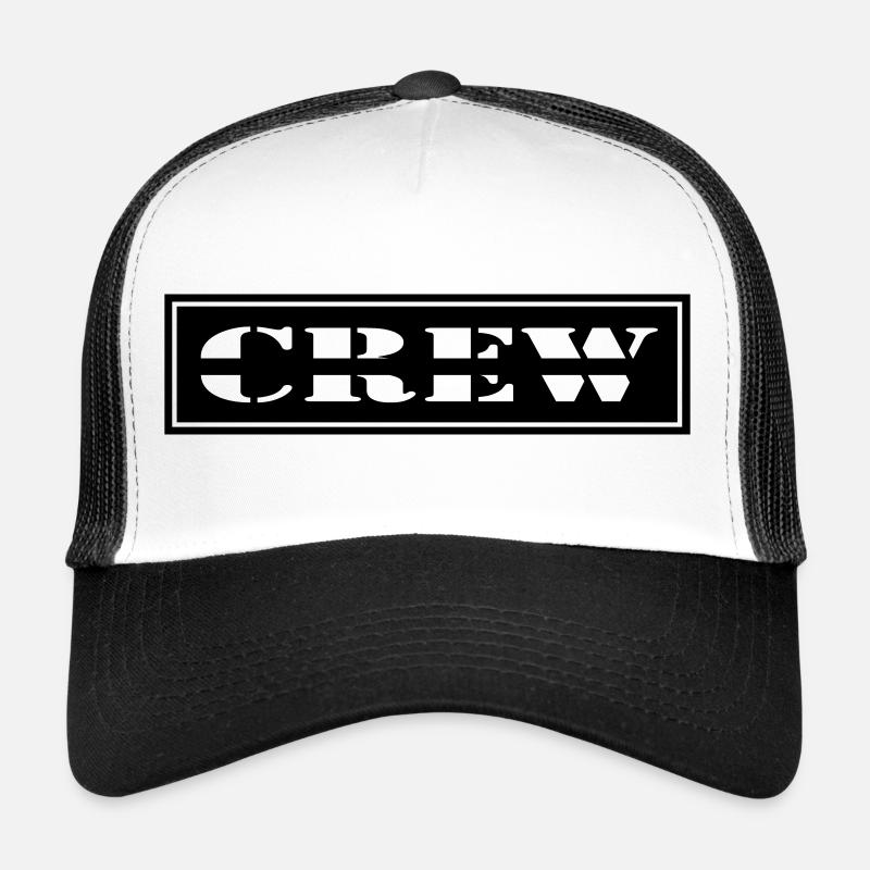 Crew design in patch format Trucker Cap