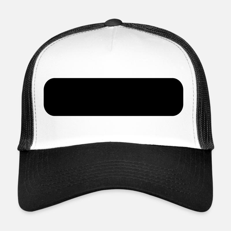Rectangle arrondi Casquette trucker 