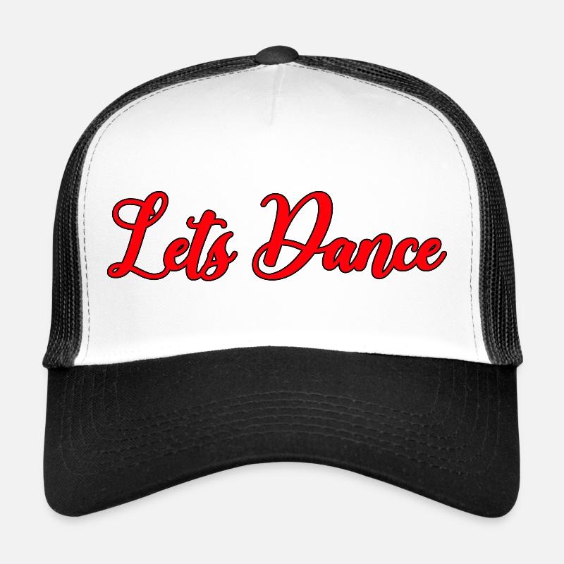 Dancing Abstract Lines Trucker Cap