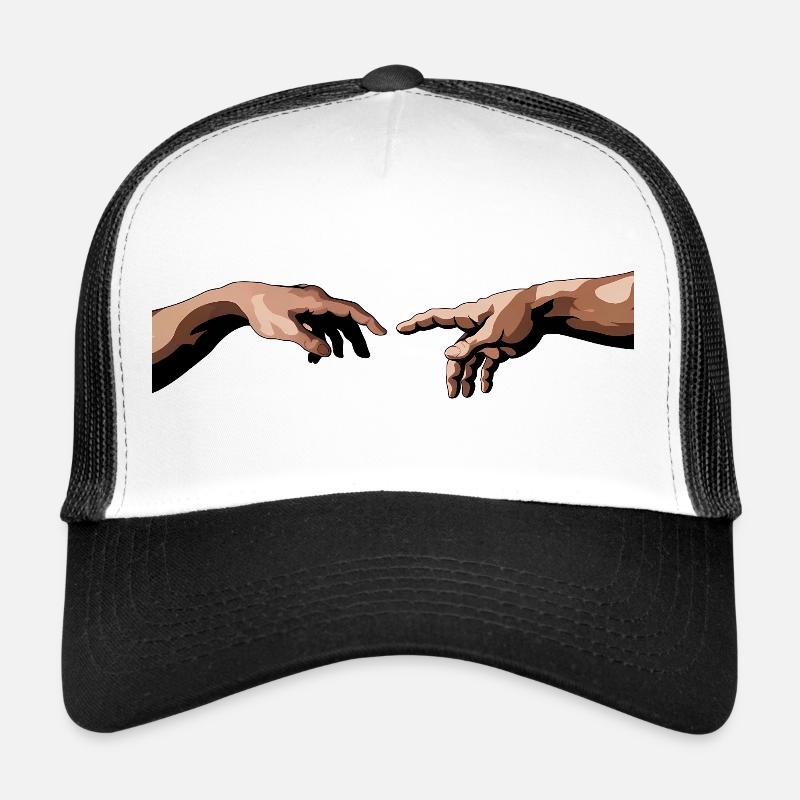 Intertwined hands with artistic style Trucker Cap