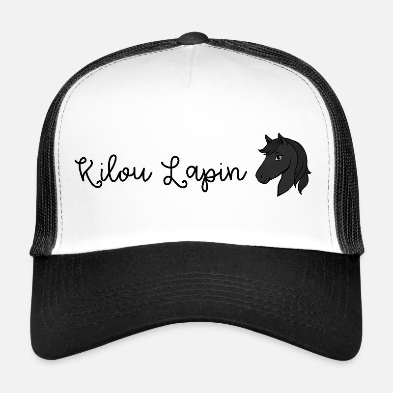 cannelle_kilou_noir Casquette trucker 