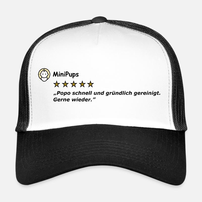 MiniPups - Trucker Cap - Weiß/Schwarz