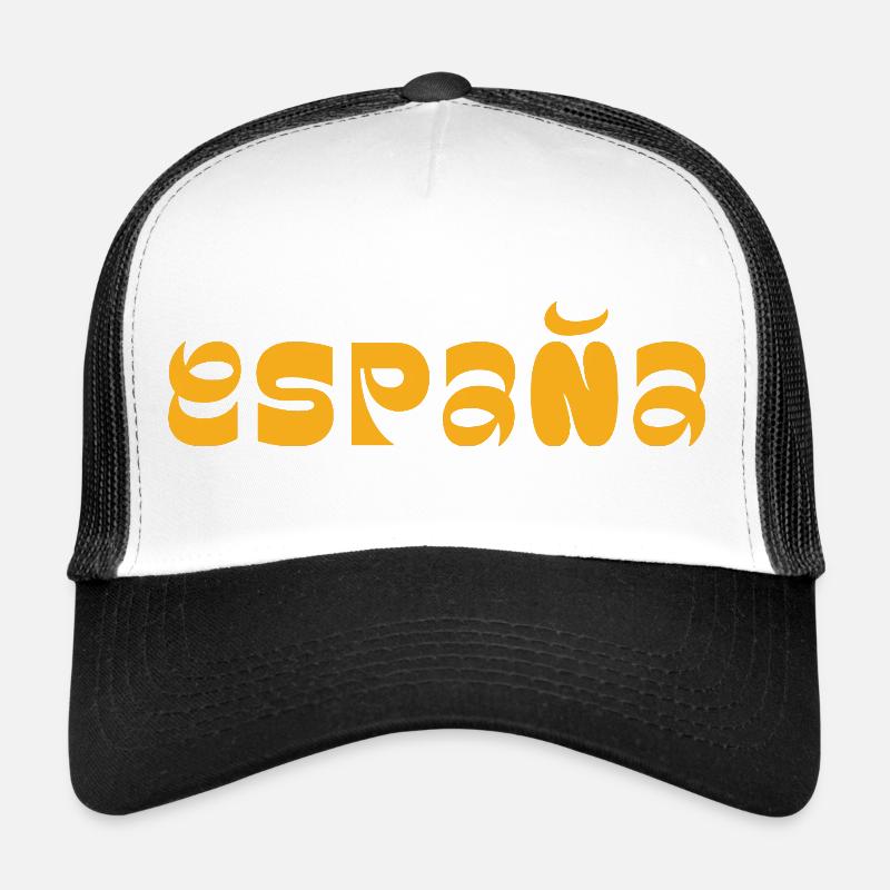 Espana typography logo design T-Shirt Trucker Cap