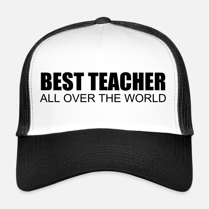 meilleur professeur du monde entier Casquette trucker 
