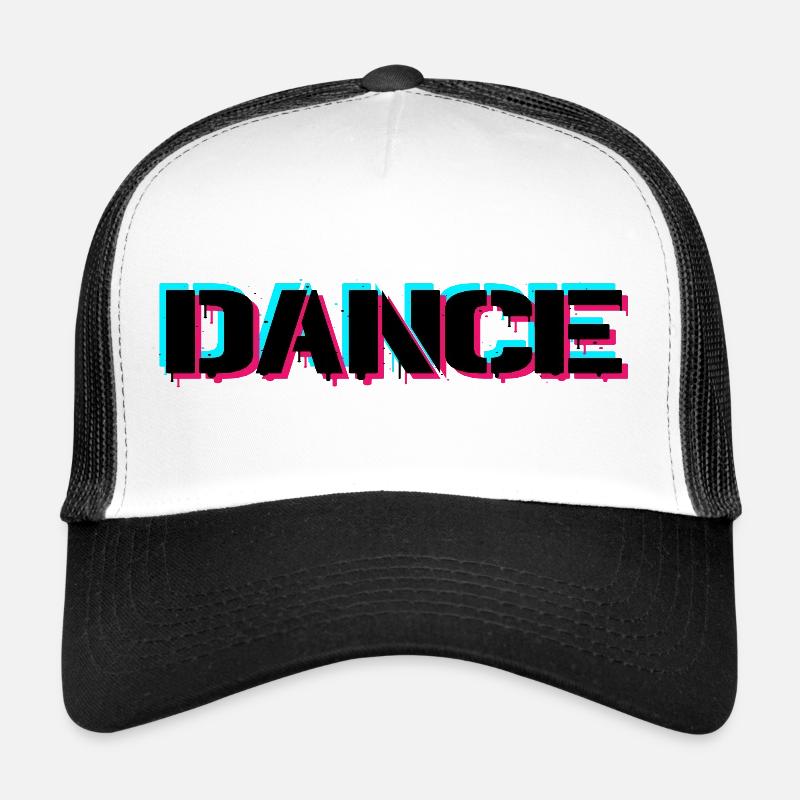 Dance - Trucker Cap - Weiß/Schwarz