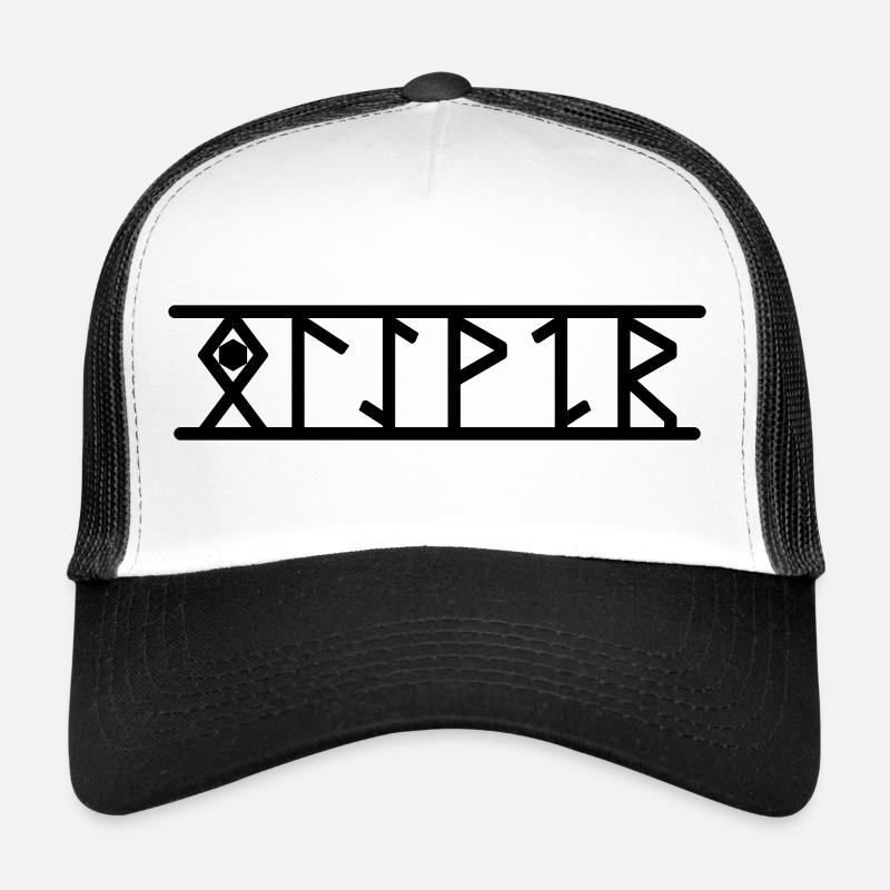 Oliver - Casquette trucker  - blanc/noir