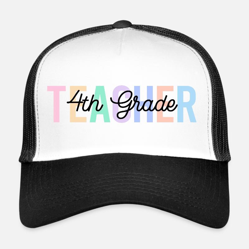 Lehrer 4. Klasse zurück zur Schule Trucker Cap